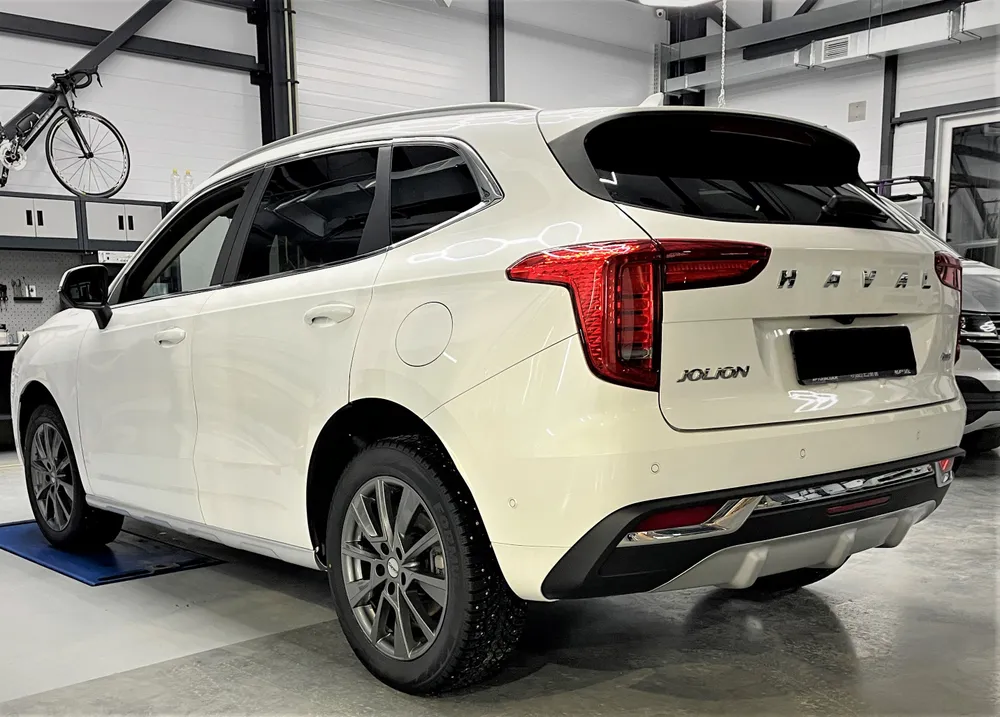 Диффузор заднего бампера Haval Jolion серебро (CT-JOL-D01P)