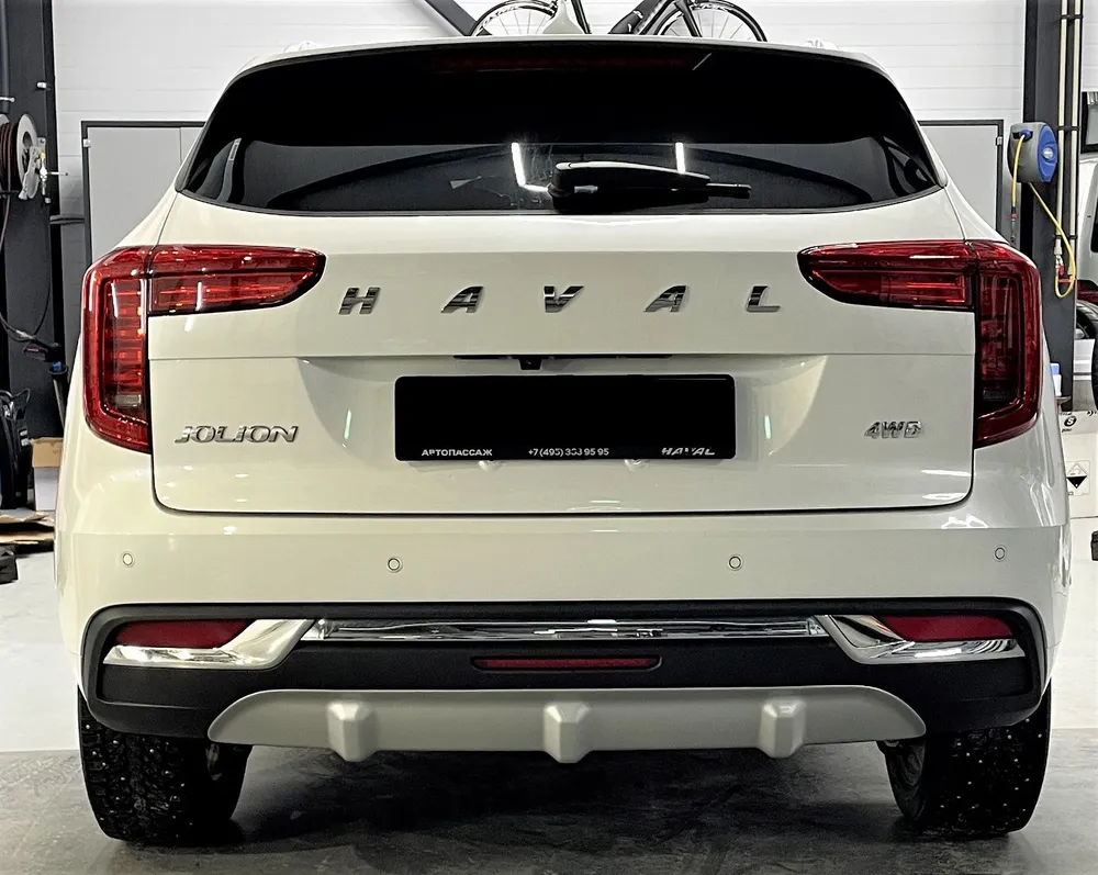 Диффузор заднего бампера Haval Jolion серебро (CT-JOL-D01P)
