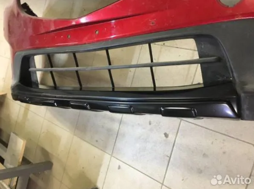 Накладка переднего бампера Mazda CX-5 SKY (вставка в центр бампера) (CT-CX5-B02)