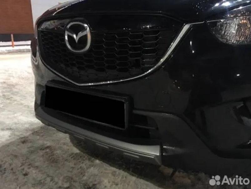 Накладка переднего бампера Mazda CX-5 SKY (вставка в центр бампера) (CT-CX5-B02)