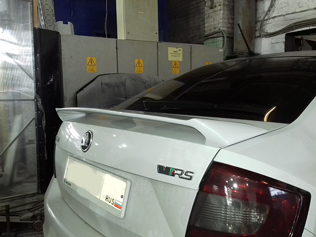 Спойлер Skoda Rapid RS style (CT-RAP-SP01)