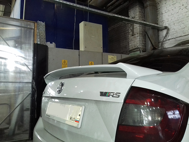Спойлер Skoda Rapid RS style (CT-RAP-SP01)