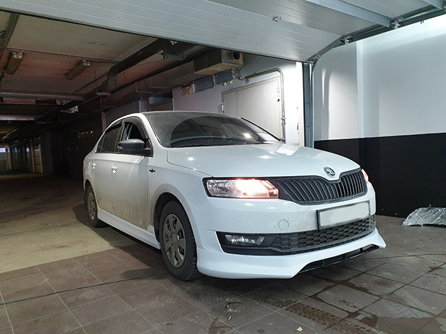 Передняя накладка Skoda Rapid CSR Style (CT-RAP-B01)