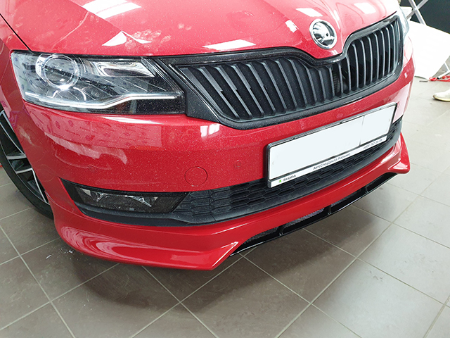 Передняя накладка Skoda Rapid CSR Style (CT-RAP-B01)