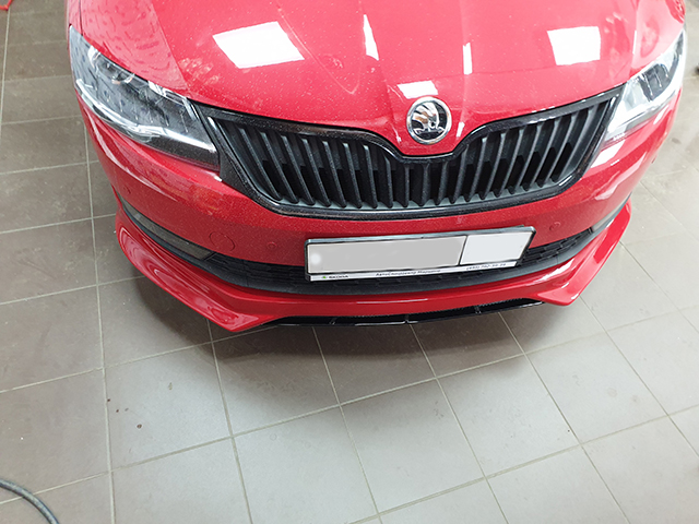 Передняя накладка Skoda Rapid CSR Style (CT-RAP-B01)