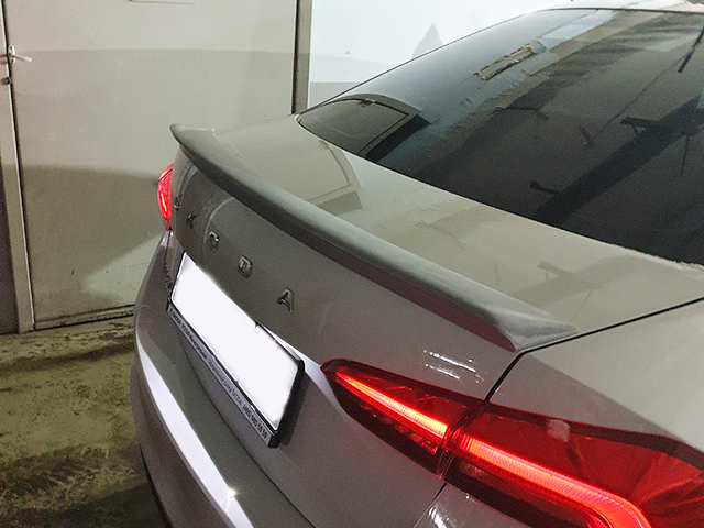 Спойлер Skoda Rapid CSR сабля (CT-RAP-SP03)
