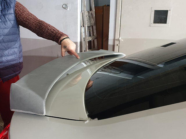 Спойлер Skoda Rapid RS style (CT-RAP-SP01)