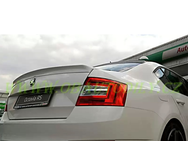 Спойлер Skoda Octavia a7 NEW высокий лип (CT-SKOA7-SP02)