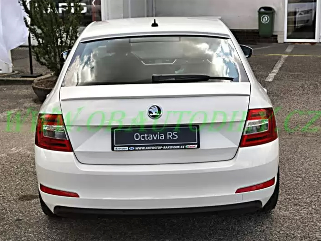 Спойлер Skoda Octavia А7 NEW сабля низкий лип (CT-SKOA7-SP01)