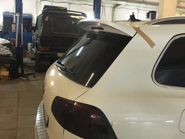 Спойлер Volkswagen Touareg NF 10-15 спорт (CT-TR-SP01)