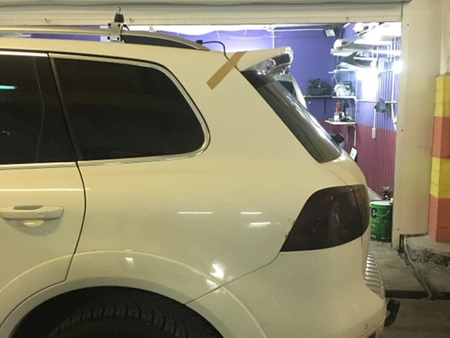 Спойлер Volkswagen Touareg NF 10-15 спорт (CT-TR-SP01)