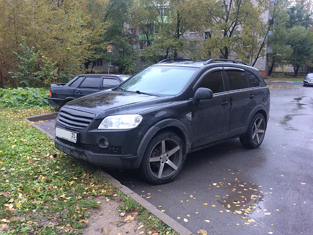 Решетка радиатора Chevrolet Captiva Mercedes Style (CT-CC-G01)