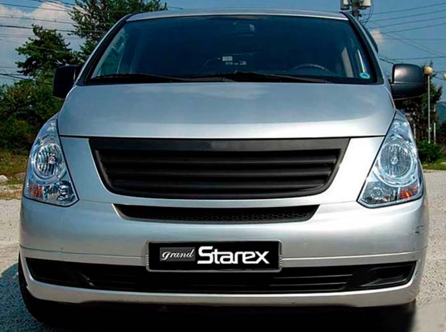 Решетка радиатора Huyndai Grand Starex ламели без значка (CT-H1-G01)
