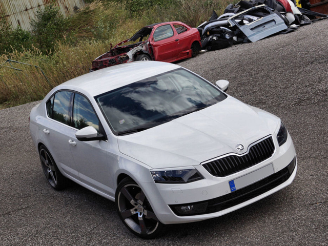 Реснички Skoda Octavia a7 (CT-SKOA7-E01)