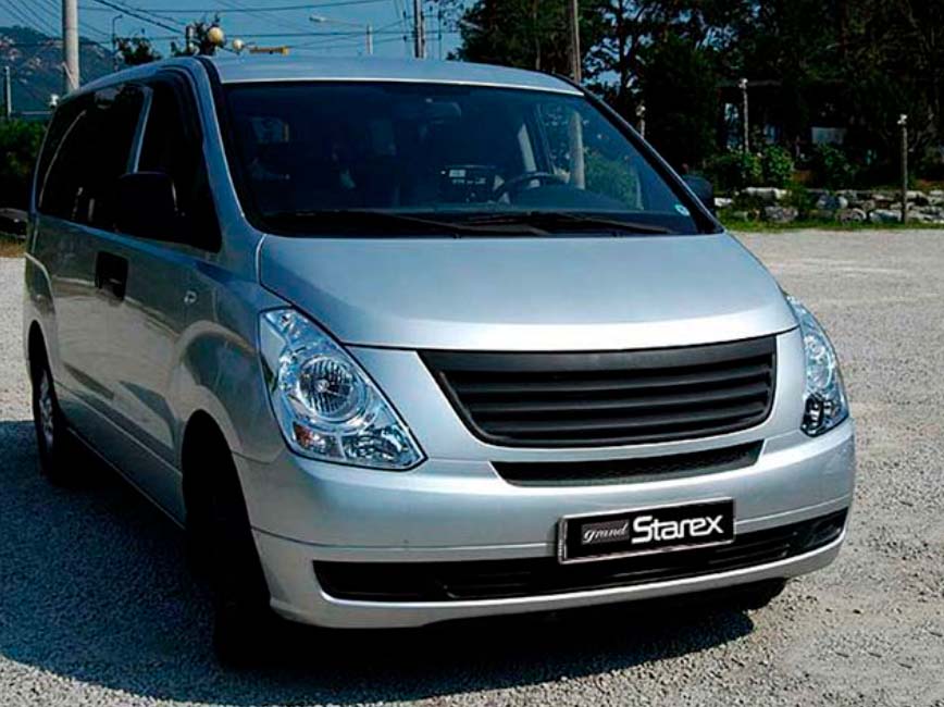 Решетка радиатора Huyndai Grand Starex ламели без значка (CT-H1-G01)