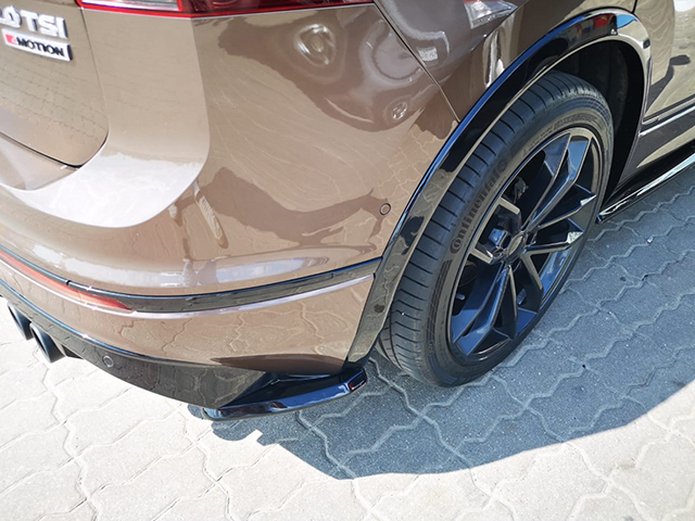 Элероны Parsan на задний бампер для Volkswagen Tiguan R-Line MK2 (PT-VWTG-RL02)