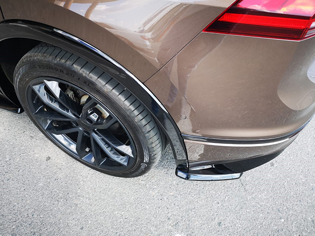 Элероны Parsan на задний бампер для Volkswagen Tiguan R-Line MK2 (PT-VWTG-RL02)