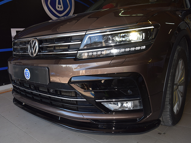 Сплиттер Parsan для Volkswagen Tiguan MK2 R-Line / Sportline (PA-VWTIIR-SP01)