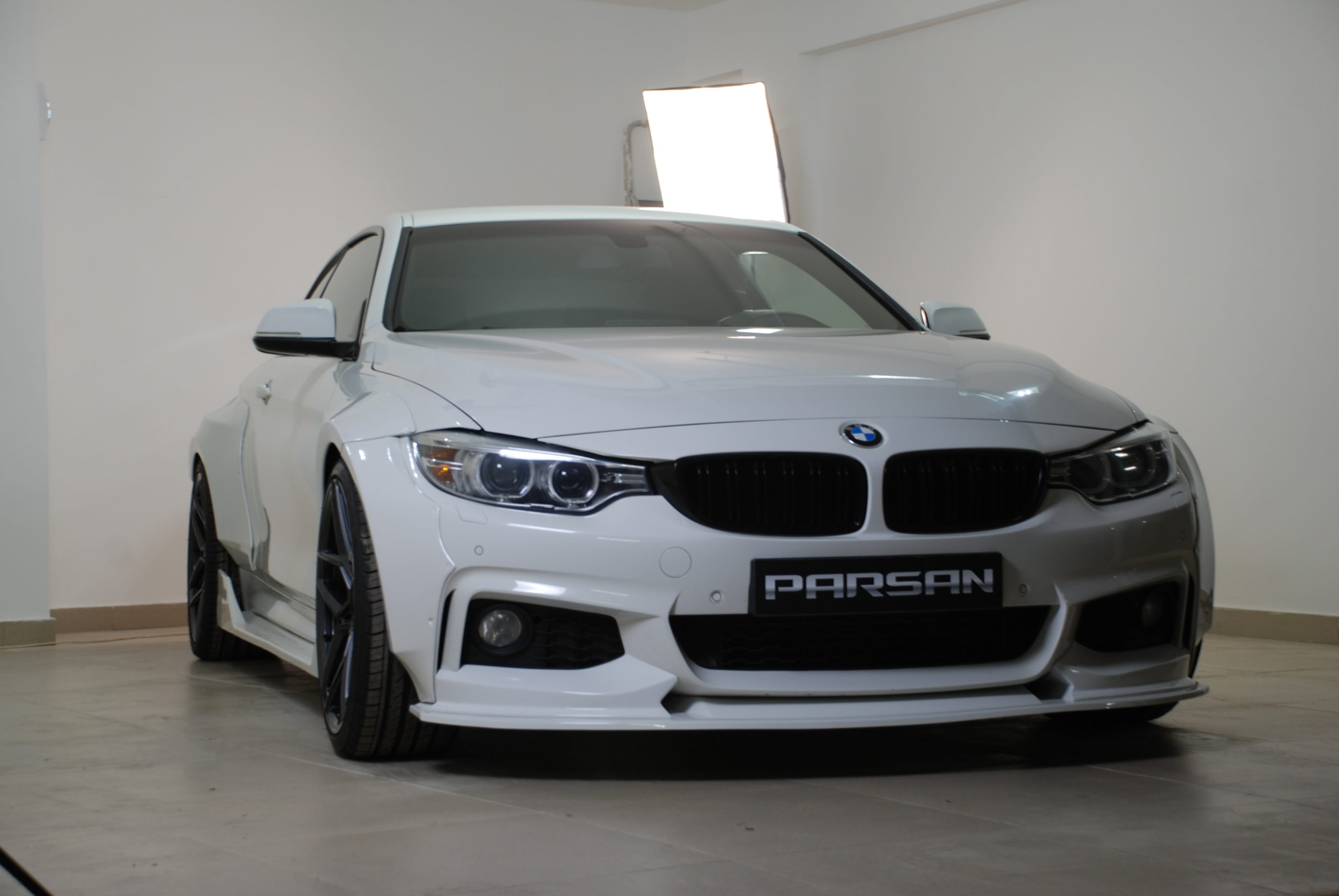 Сплиттер BMW 4-Series F32 M-Sport PARSAN (PT-F32-FS01)