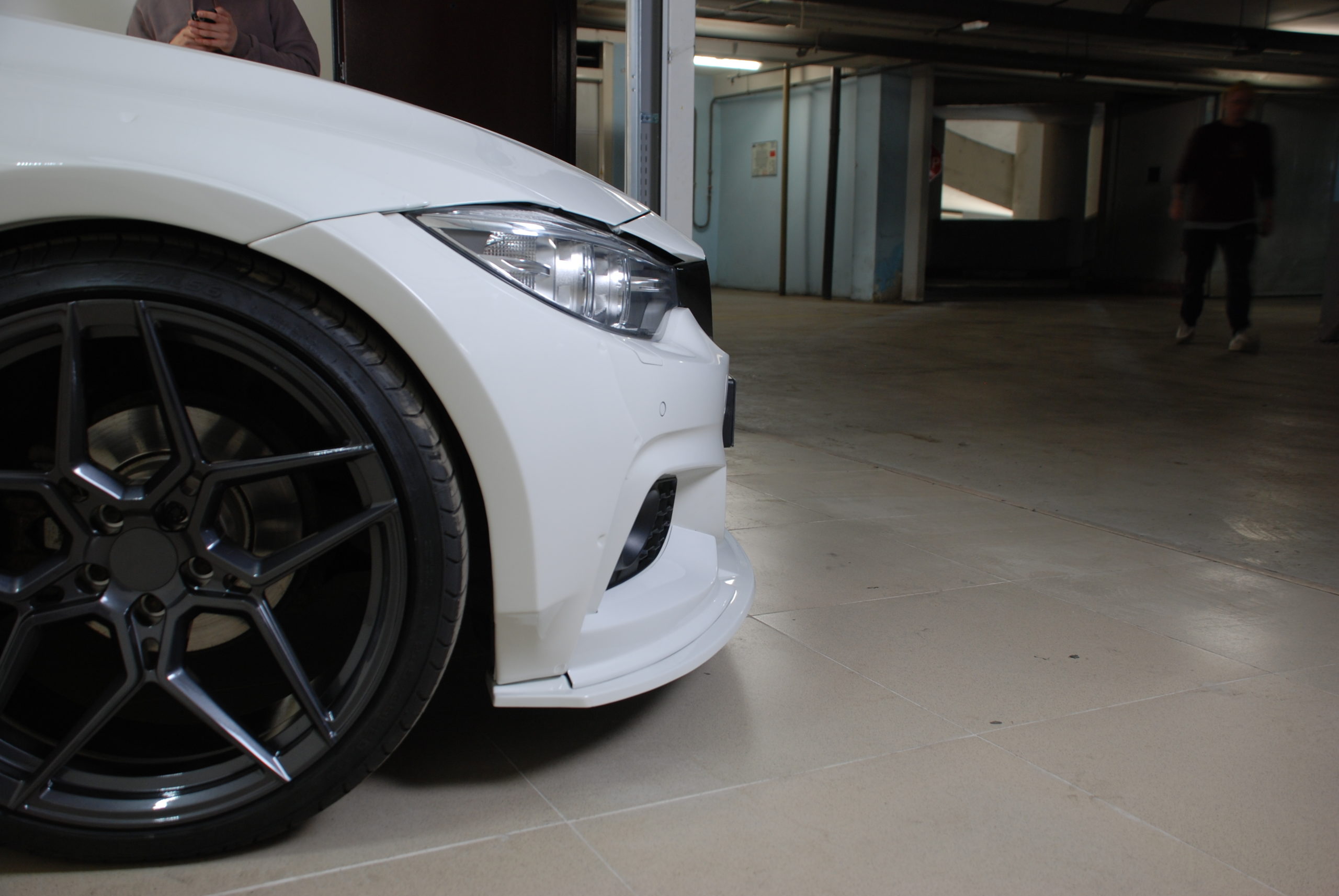 Сплиттер BMW 4-Series F32 M-Sport PARSAN (PT-F32-FS01)