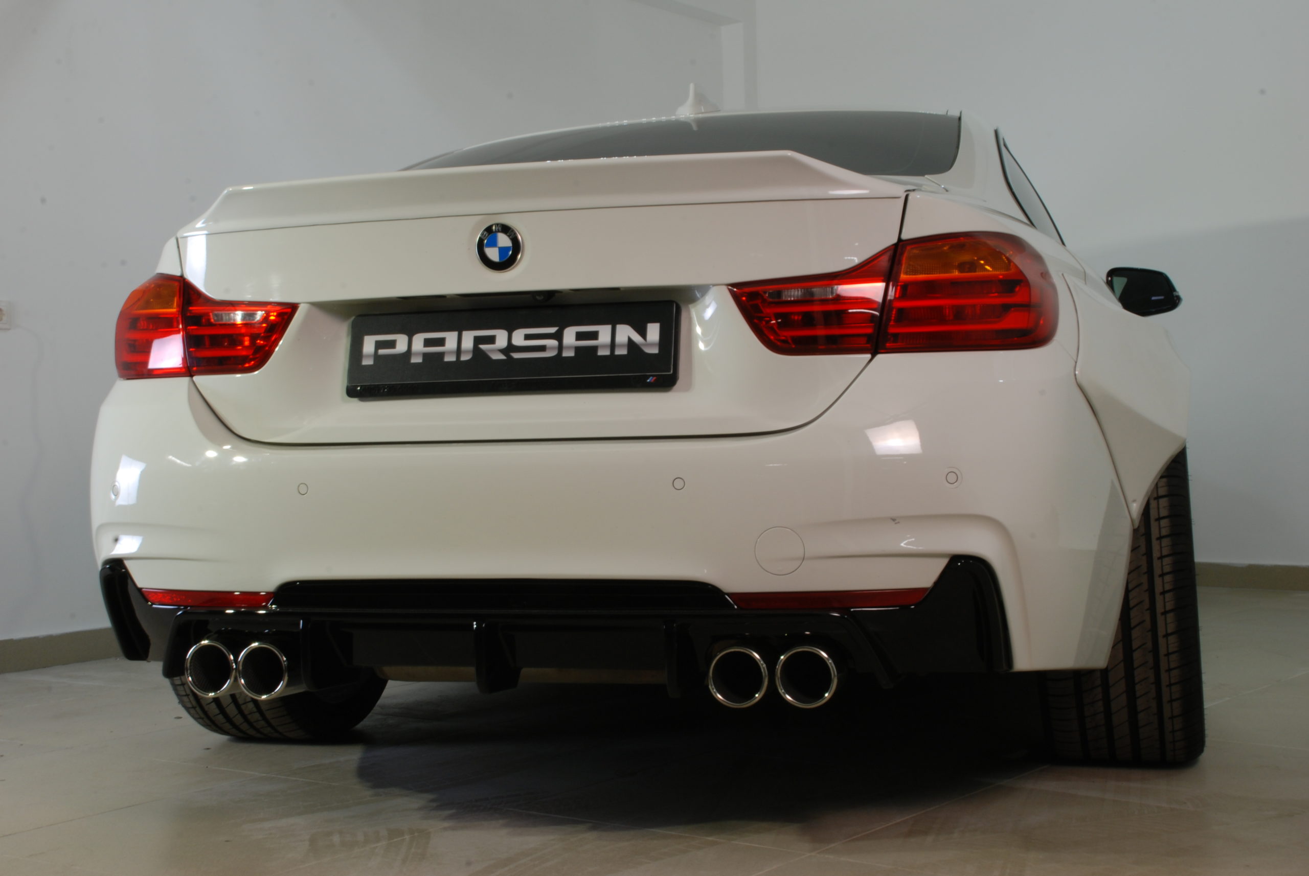 Диффузор BMW 4-Series F32 M-Sport PARSAN (PT-F32-DF01)