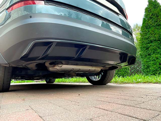 Накладка Parsan на задний диффузор Skoda Kodiaq (PT-SKKQ-DF01)
