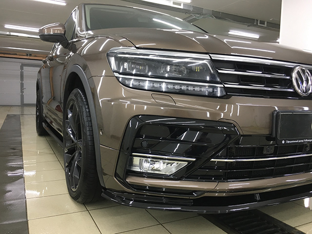 Пороги Parsan для Volkswagen Tiguan MK2 R-Line (PA-VWTIIR-BP01)