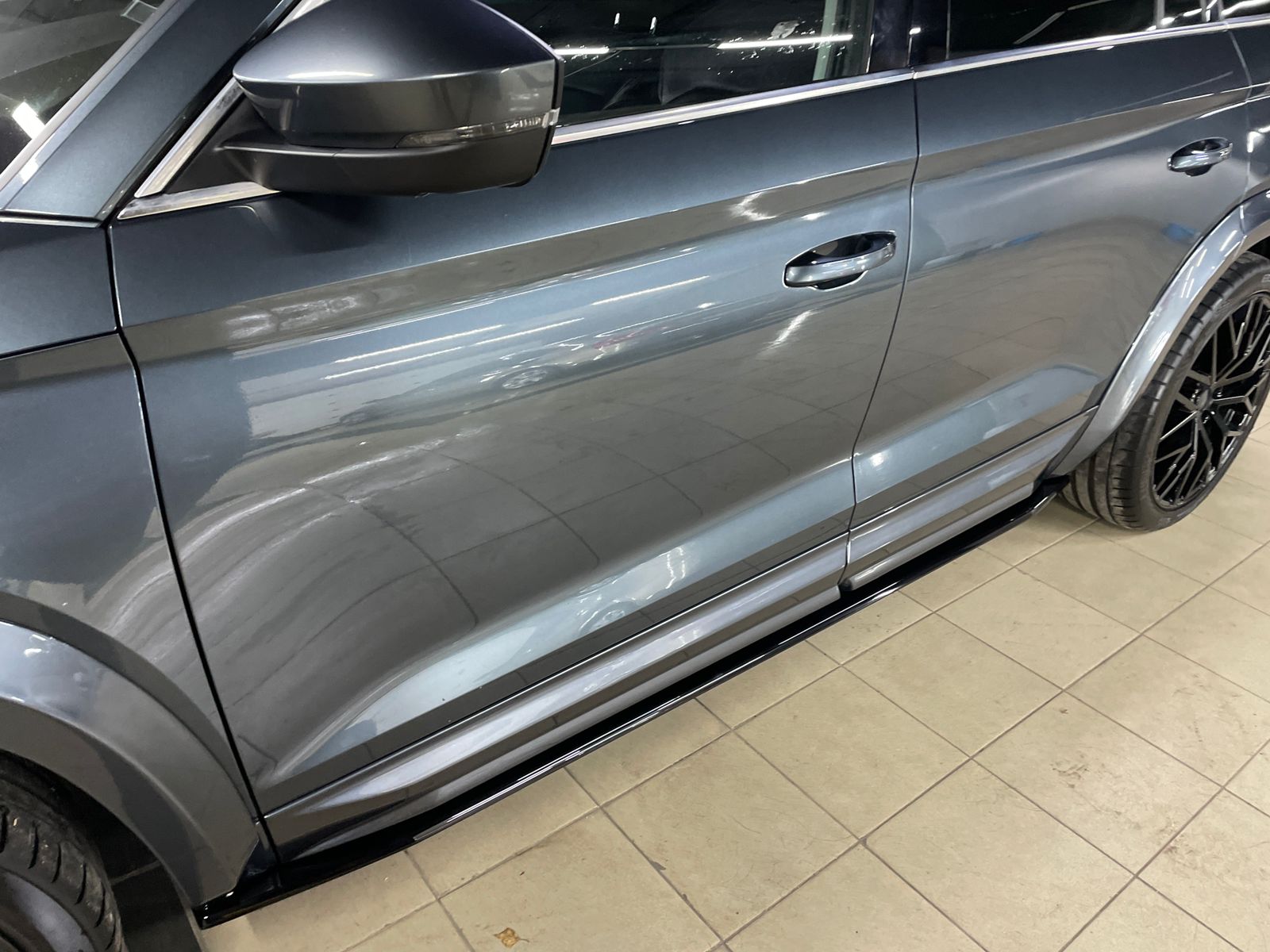 Накладки под пороги Skoda Kodiaq PARSAN (PT-SKKQ-SS01)