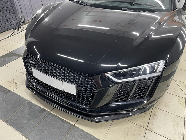 Спойлер переднего бампера PARSAN для AUDI R8 4S (PT-R84S-FS01)