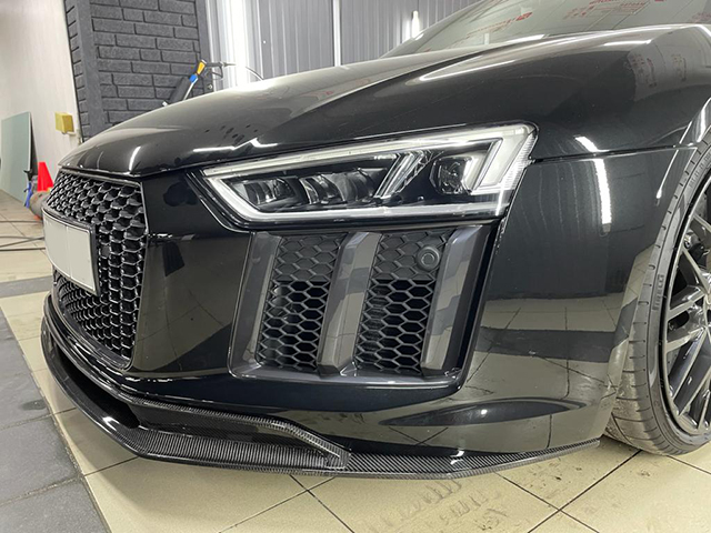 Спойлер переднего бампера PARSAN для AUDI R8 4S (PT-R84S-FS01)
