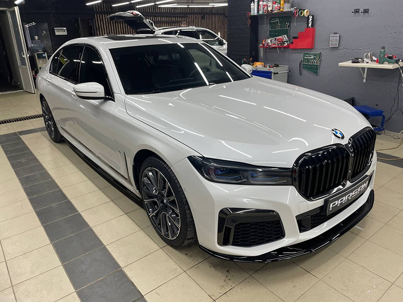 Накладки под пороги для BMW 7 G12 LCI PARSAN (PT-G11-SS01)