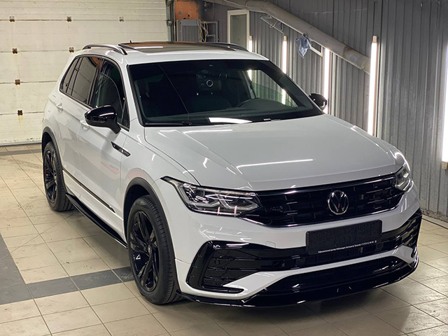 Сплиттер Parsan для Volkswagen Tiguan MK2 R-Line рестайлинг (PT-VWTG-FS02)