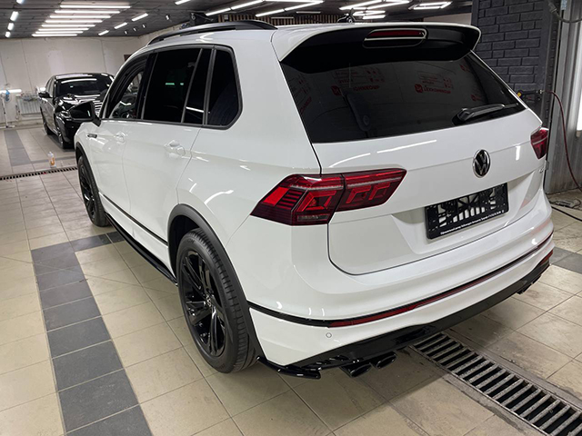 Элероны заднего бампера Volkswagen Tiguan R MK2 (PT-VWTG-RL04)