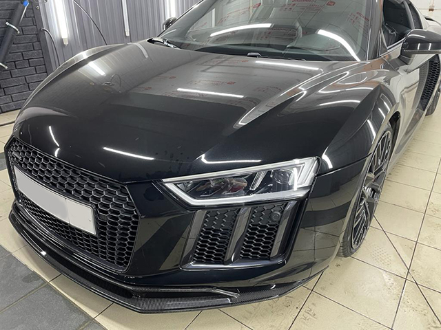 Спойлер переднего бампера PARSAN для AUDI R8 4S (PT-R84S-FS01)
