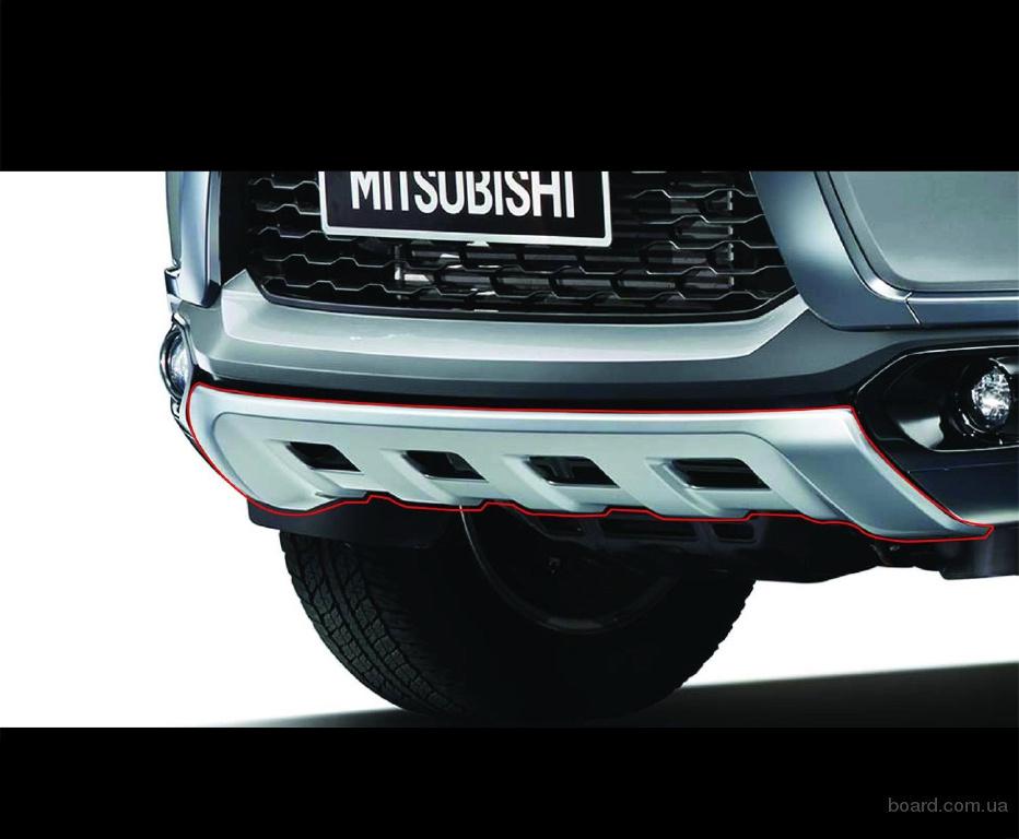Передняя накладка Mitsubishi Pajero Sport 3 крашенная (CT-MPS3-B01)