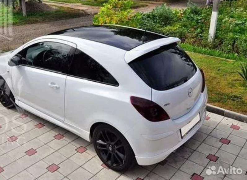 Задняя юбка Opel Corsa D 3Door OPC (CT-OCD-B02)