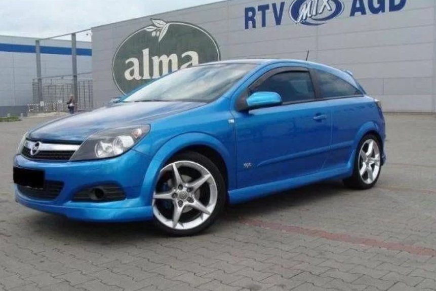 Накладки порогов Opel Astra H OPC (CT-OAH-S01)