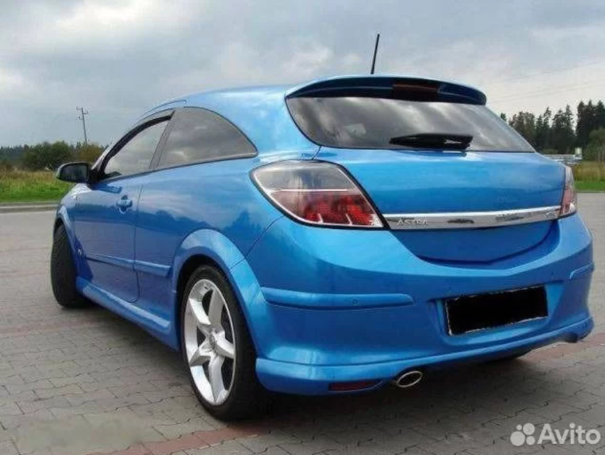 Накладки порогов Opel Astra H OPC (CT-OAH-S01)