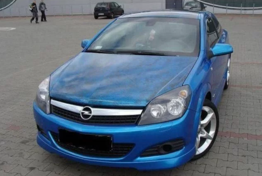 Передняя юбка Opel Astra H OPC (CT-OAH-B01)